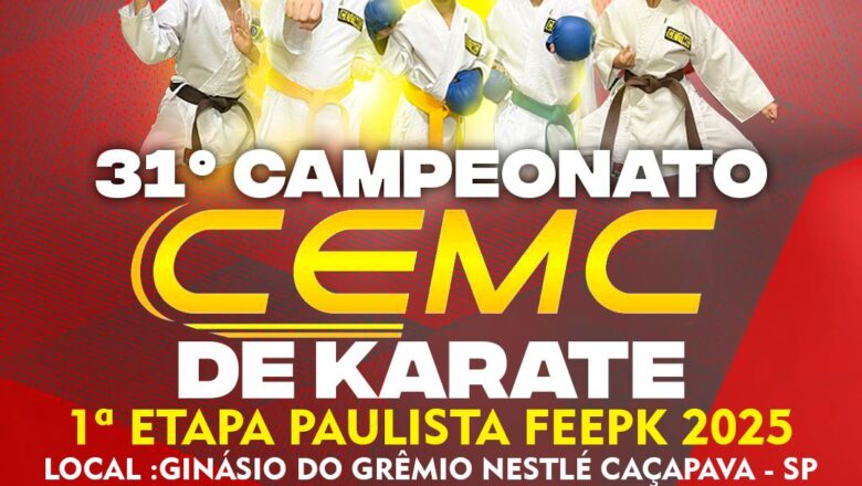 31º CAMPEONATO CEMC DE KARATE 1ª etapa Paulista FEEPK 2025